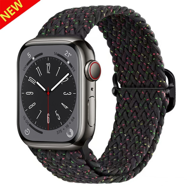 Nylon Braided Strap For Apple Watch
