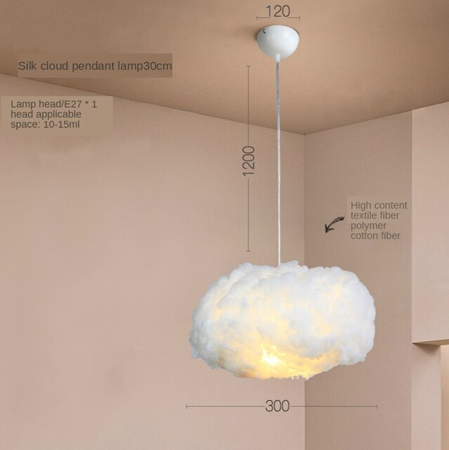 Pendant LED Cloud Lamp