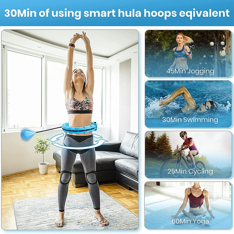 Smart Weighted Fitness Hula Hoop