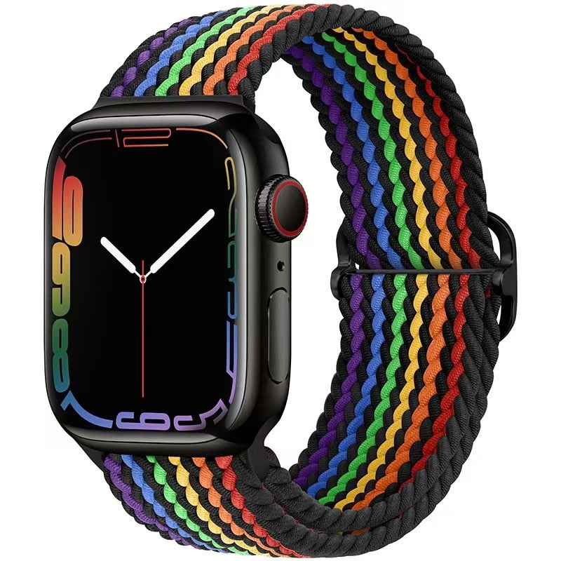 Nylon Braided Strap For Apple Watch