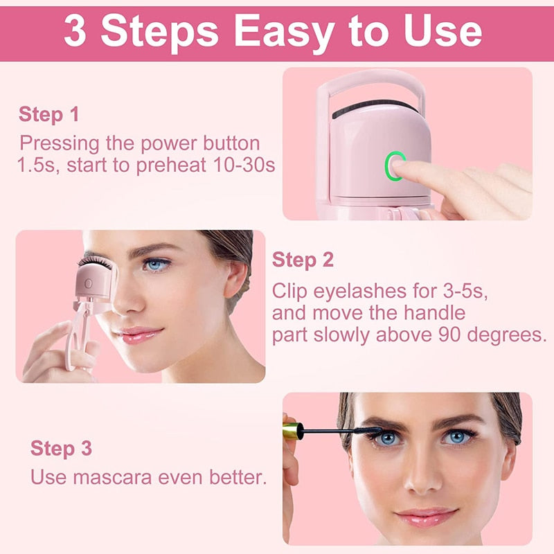Heated Rechargeable Eyelash Curlers