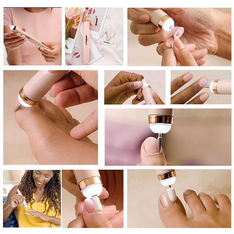 Professional Manicure Pedicure Nail Drill Sander Kit